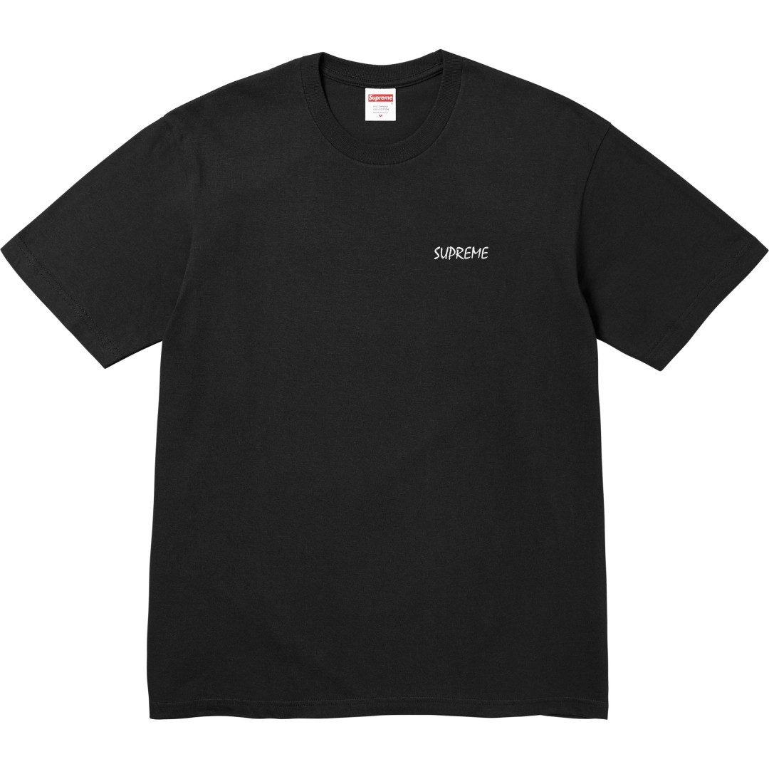 T shirt supreme black online