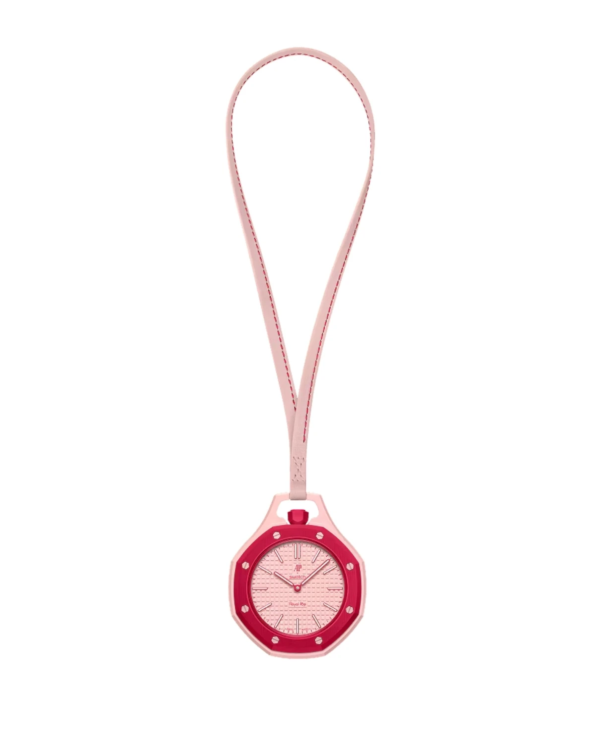 Audemars Piguet x Swatch Bioceramic Royal Pop Otto Rosso Pink