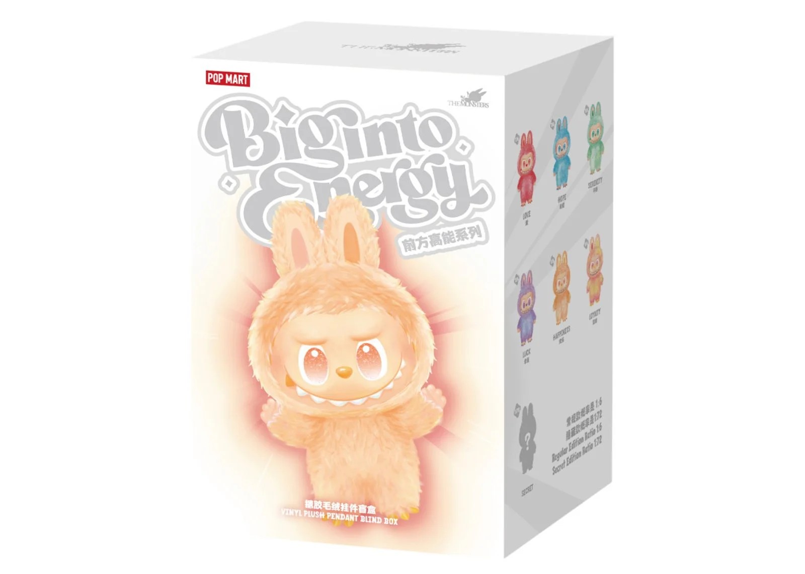 Pop Mart Labubu The Monsters Big into Energy Series Vinyl Plush Pendant Sealed Case Blind Box