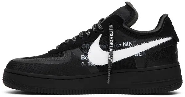 Off White X Air Force 1 Low Black