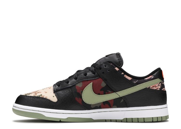 Nike Dunk Low SE Black Multi Camo