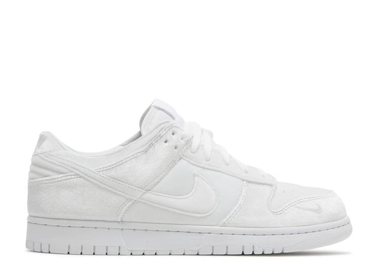 Dover Street Market X Dunk Low White Velvet