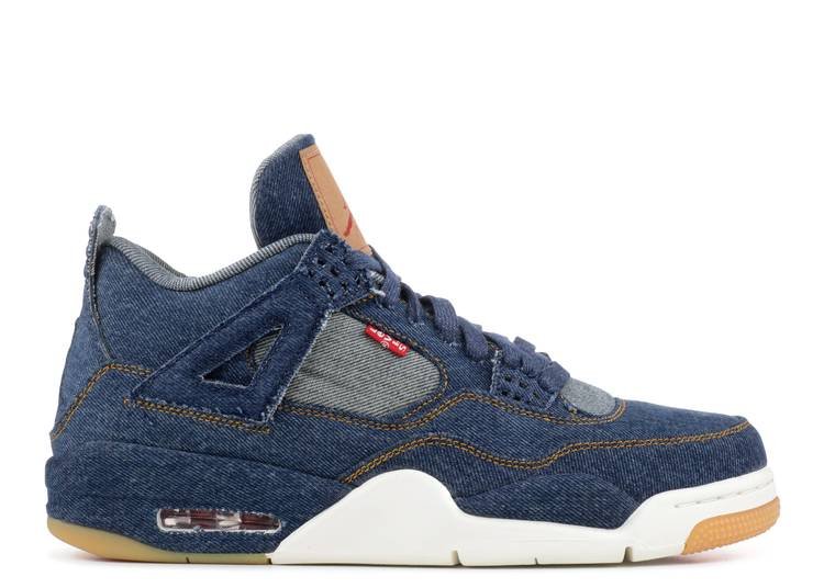 Jordan 4 Retro Levi's Denim (Tag with Levi's Logo)