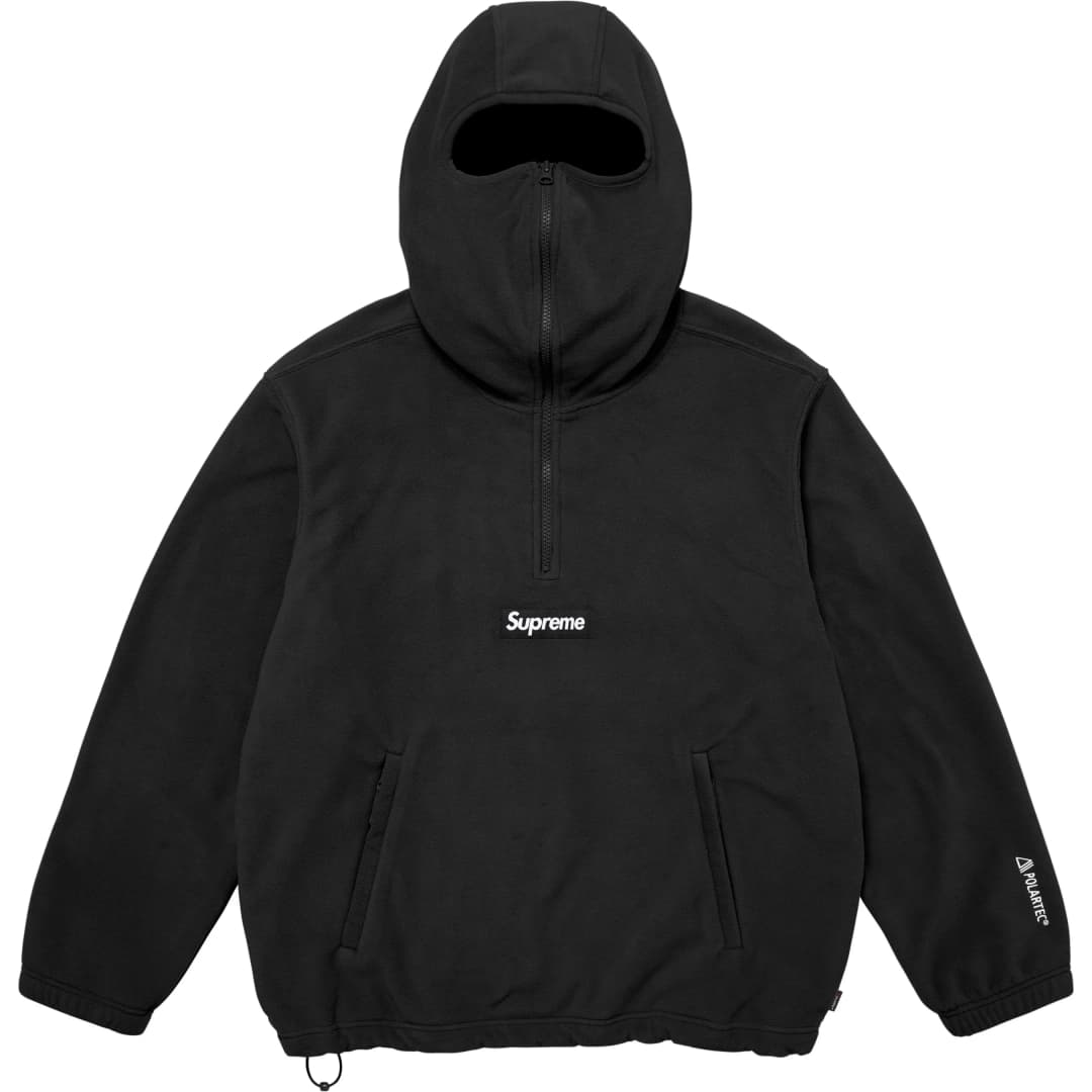 Supreme x Polartec Face Mask Half Zip Hooded Sweatshirt
