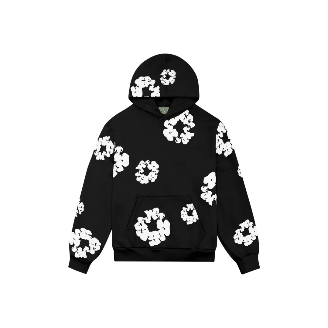 目を引くカラー★【Denim Tears×Offset Wreath】 フーディー Denim Tears x Offset Wreath Hoodie - Jacket Hub