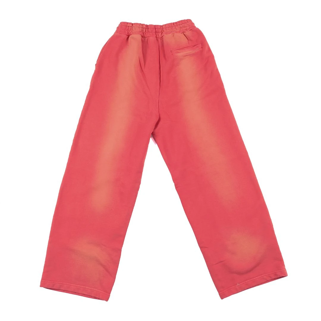 Red Faded Sweatpants