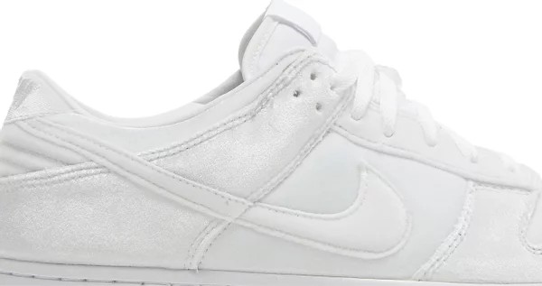 Dover Street Market X Dunk Low White Velvet