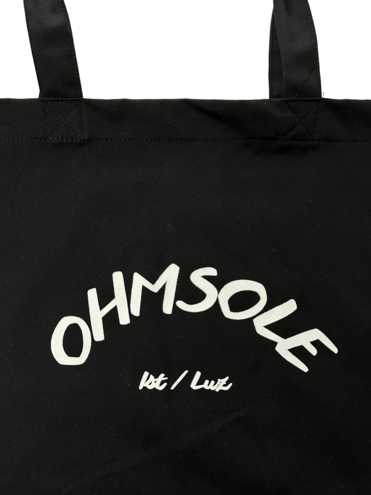 Ohmsole Black Shopping Bag