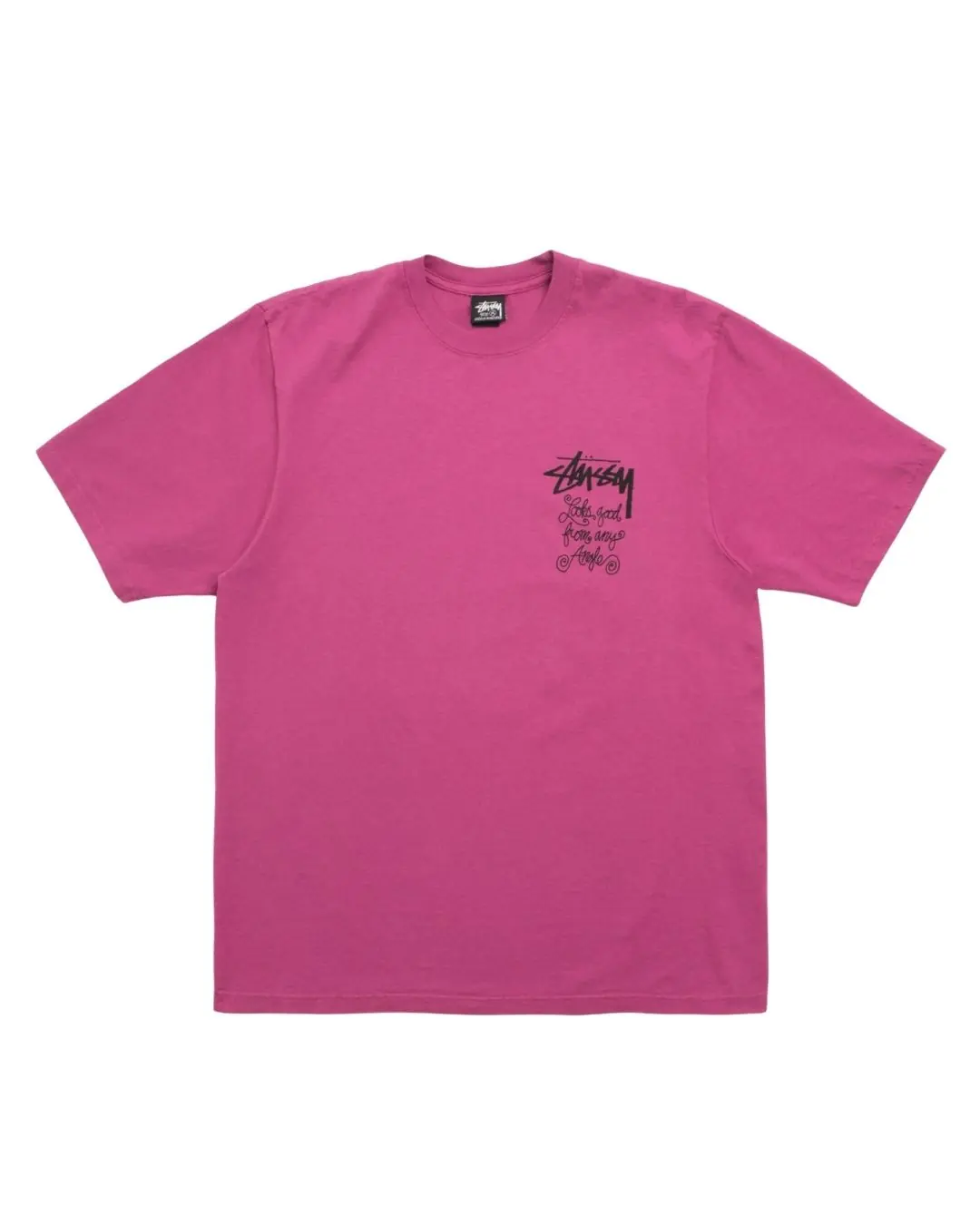 stussyピンクT ステューシー Tシャツ 半袖 Stussy Football T-Shirt Pink (STUSSY/T