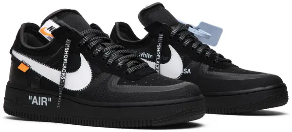 Off White X Air Force 1 Low Black