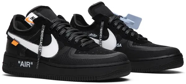Off White X Air Force 1 Low Black