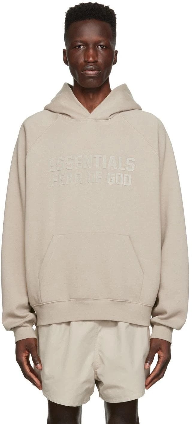 Fear of God ESSENTIALS Grey Raglan Hoody - Ohmsole