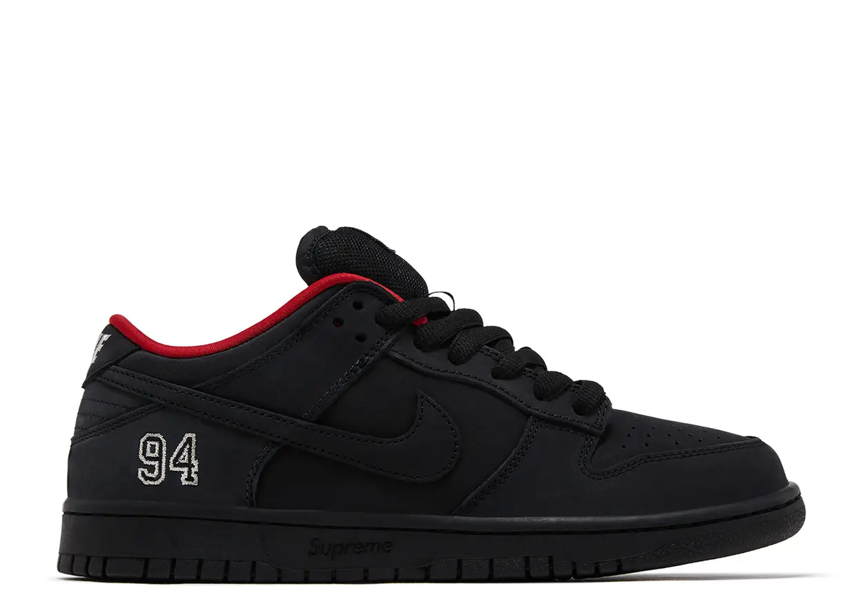 Supreme X Dunk Low SB Black