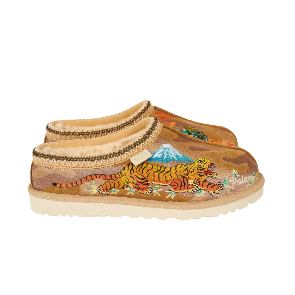 Palace × UGG Tasman Slipper Burnt Camo（Ugg tasman er mye (UGG x 