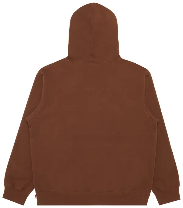 Supreme Bling Box Logo Hooded Sweatshirt 'Dark Brown'