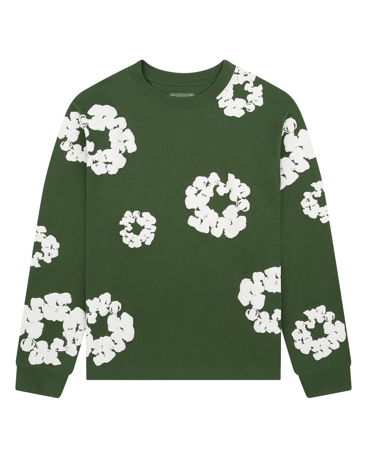 Denim Tears Long Sleeve Cotton Wreath Tee 