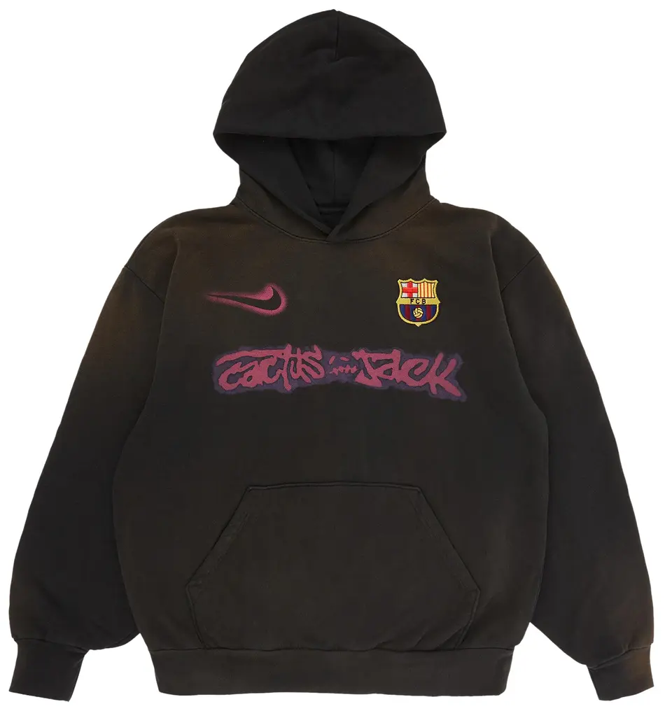 Nike FC Barcelona x Cactus Jack Spray Logo Hoodie 