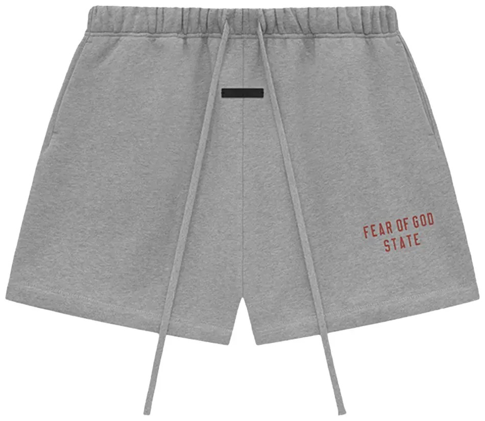 Fear Of God ESSENTIALS  Fleece Soccer Short 'Dark Heather'