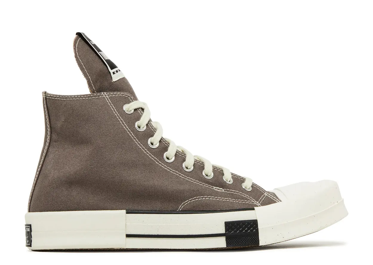 Rick Owens X TURBODRK Chuck 70 Laceless Iron
