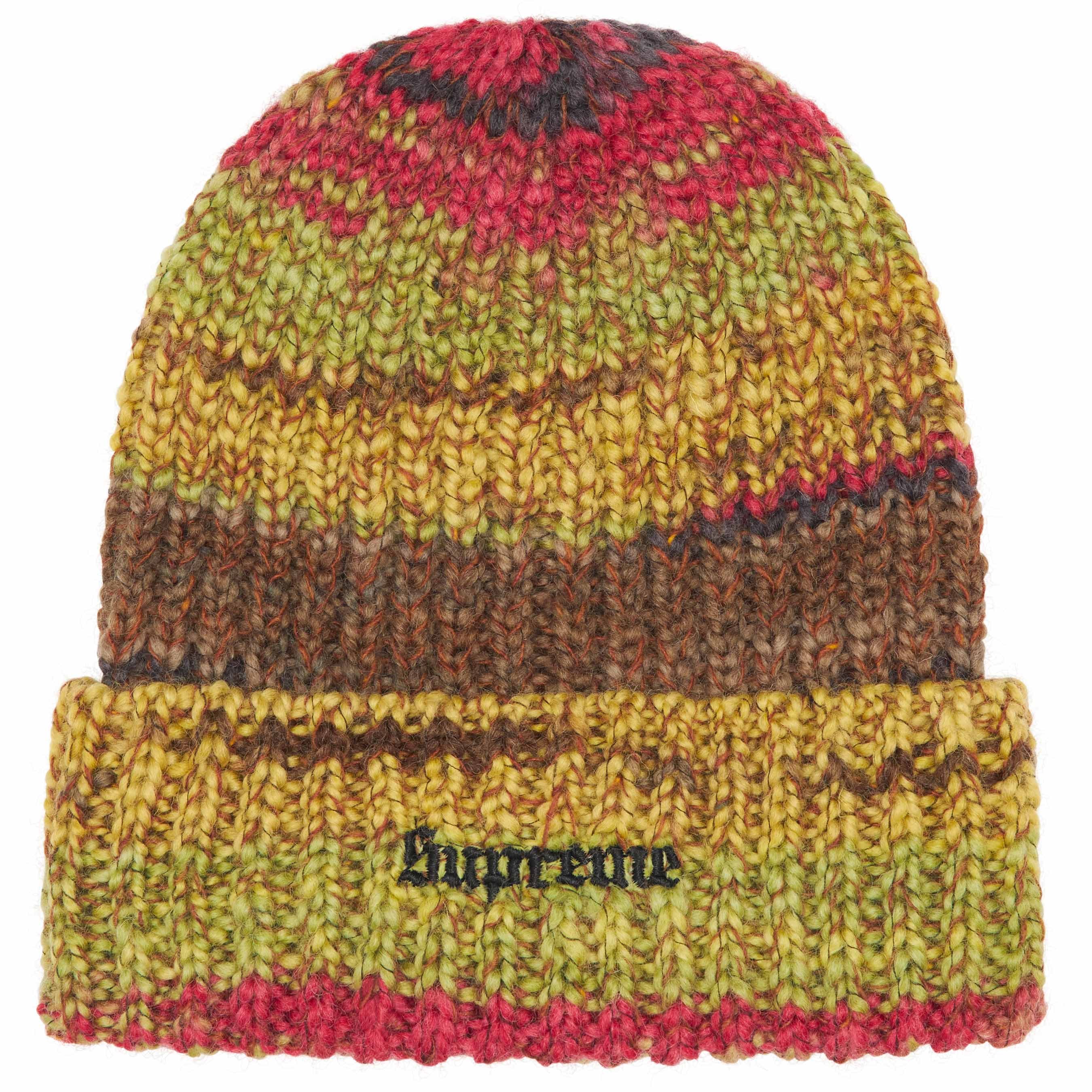 Supreme Space Dye Stripe Beanie