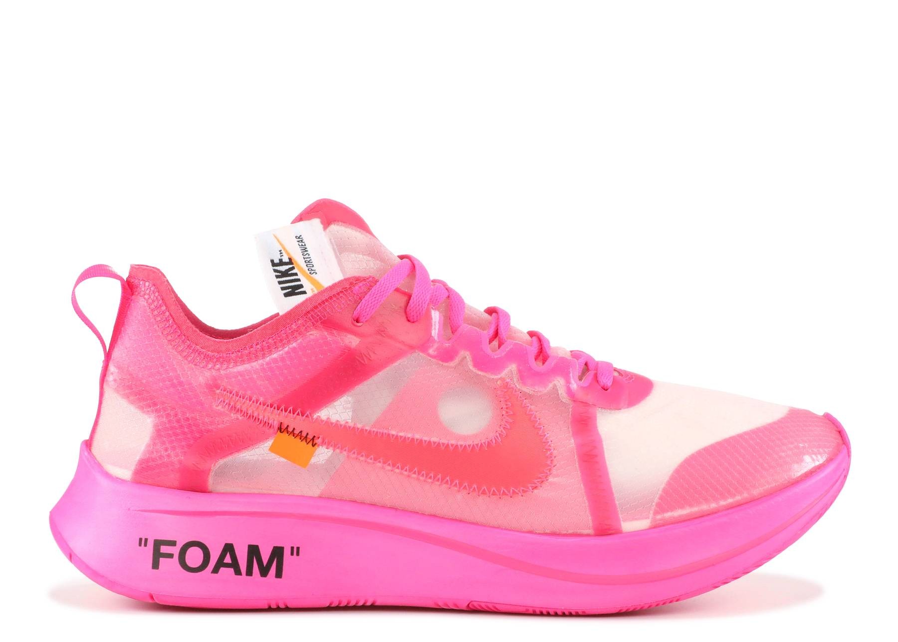Off White X Zoom Fly SP Tulip Pink