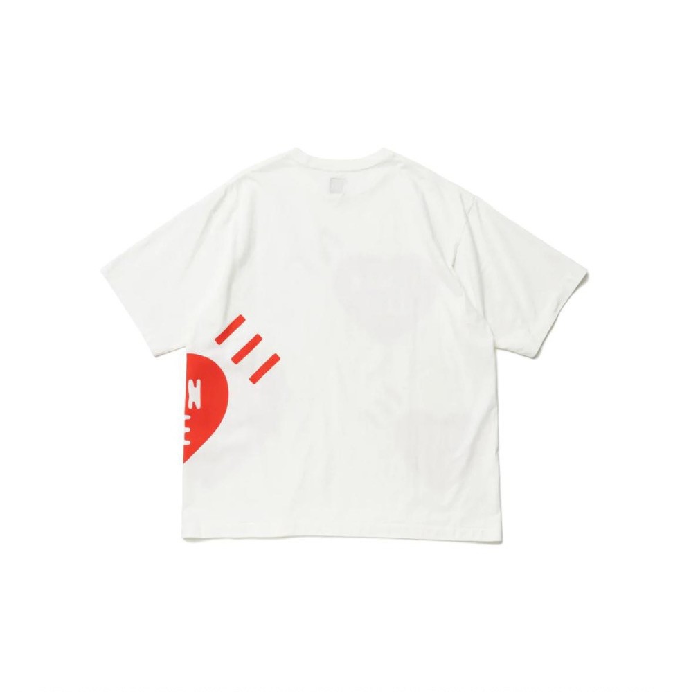 Human Made Big Heart T-Shirt White Red