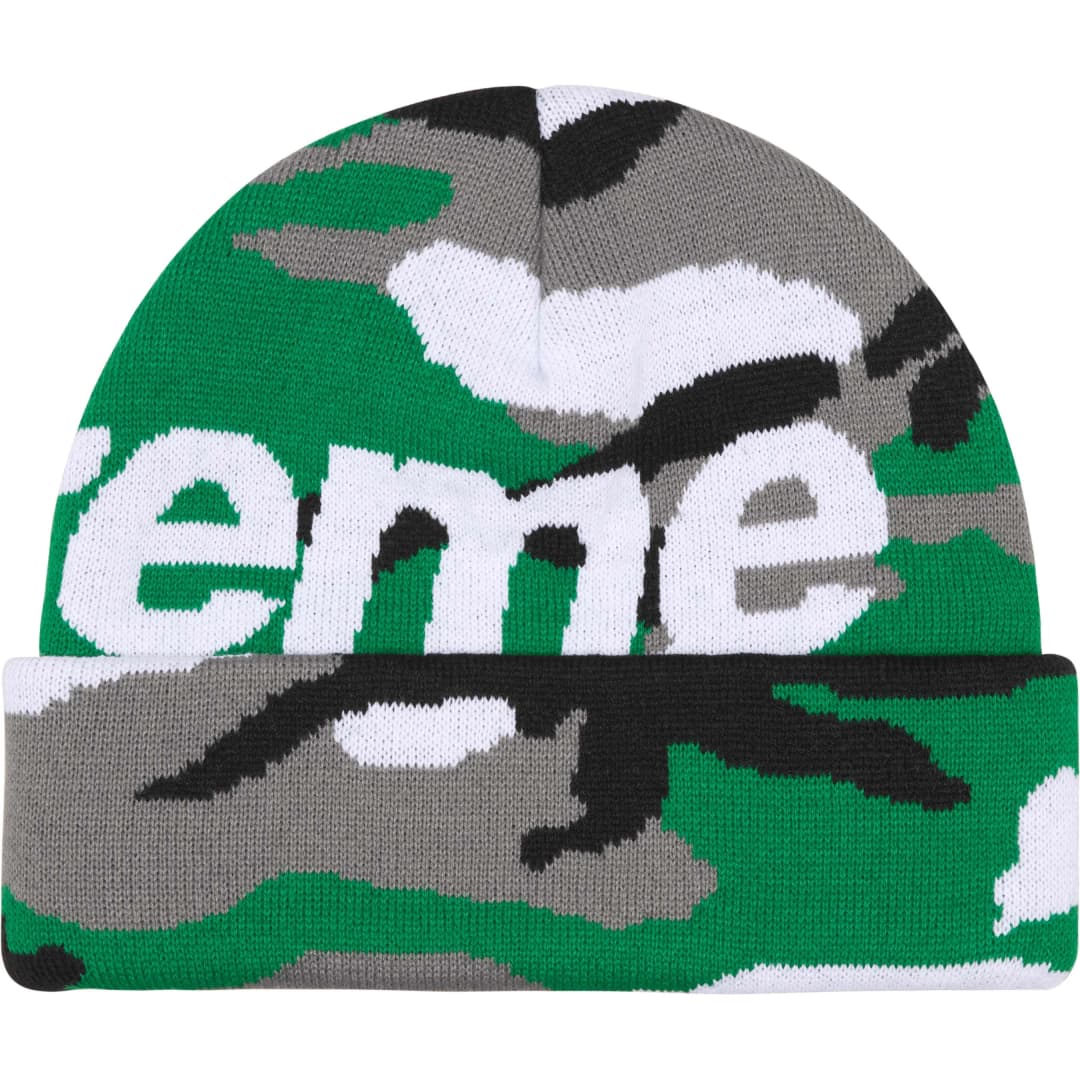 Supreme Big Logo Camo Beanie