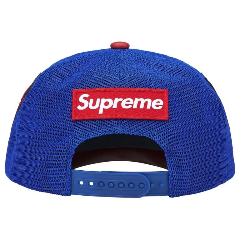 Supreme x Vanson Leather Spider-Man Mesh Cap