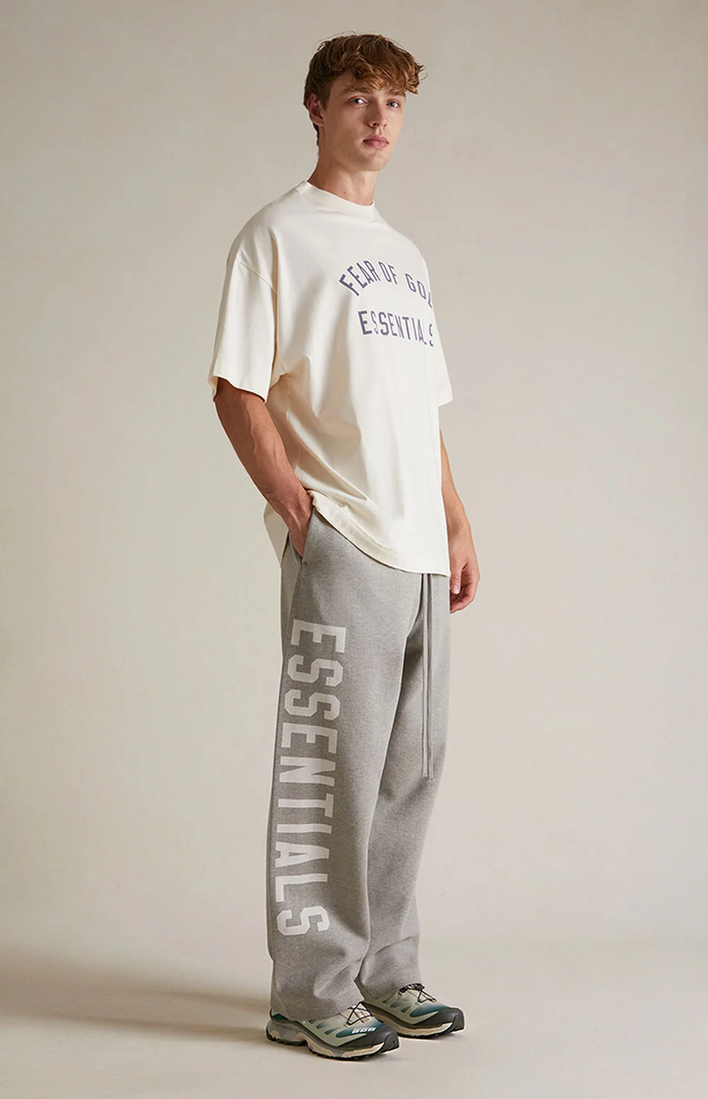 Fear of God Essentials Fleece Relaxed Sweatpant 'Dark Heather'