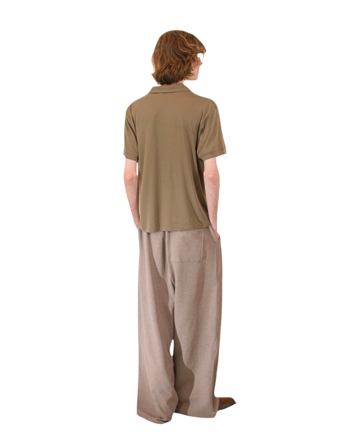 Track Pants Thin Beige Fume Mixed