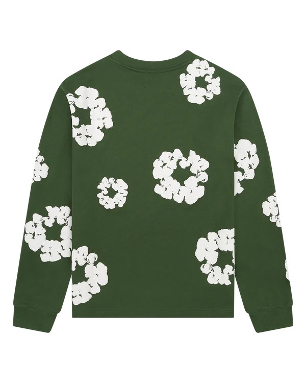 Denim Tears Long Sleeve Cotton Wreath Tee 