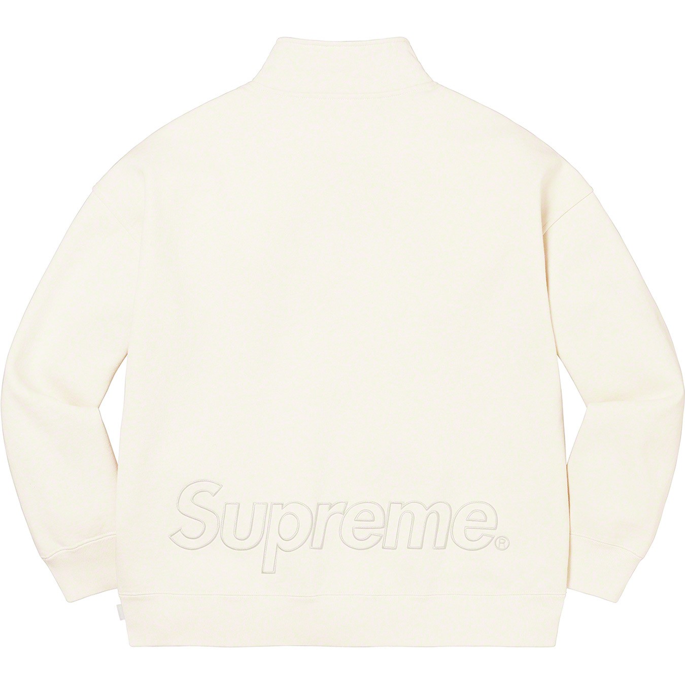 Supreme Washed Half Zip Pullover