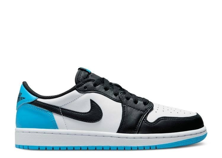 Jordan 1 Retro Low OG Black Dark Powder Blue