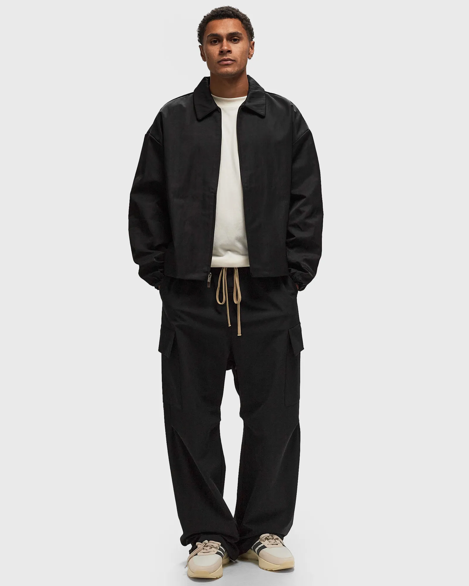 Fear of God Essentials Textured Nylon Field Pant 'Black'