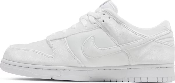 Dover Street Market X Dunk Low White Velvet