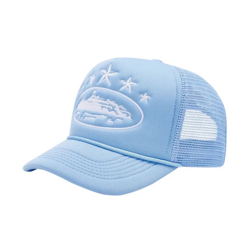 Corteiz 5 Starz Alcatraz Trucker 'Blue'