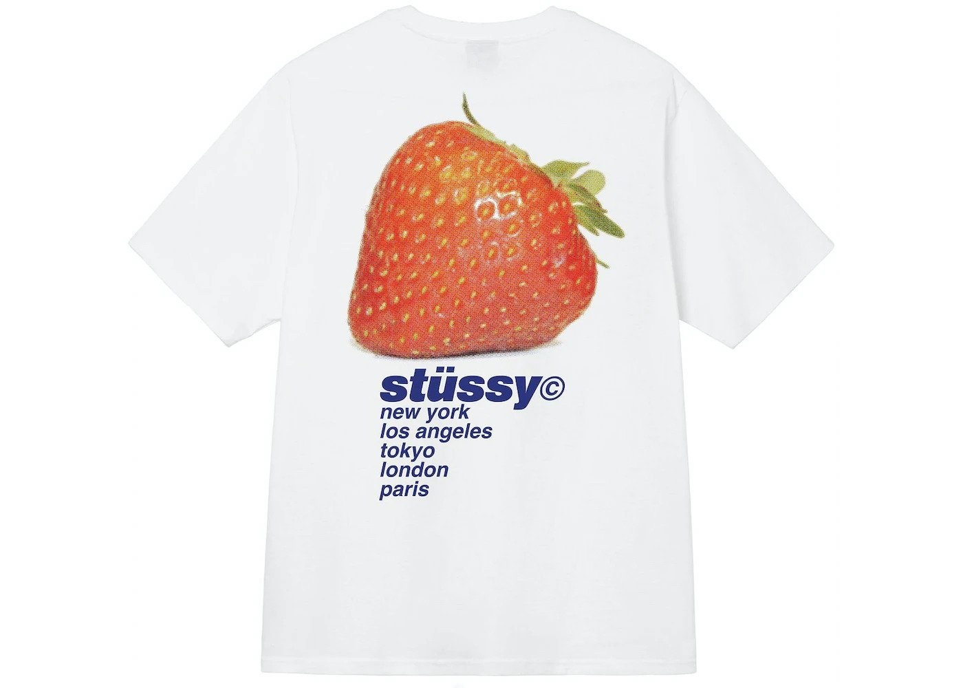 Stüssy Strawberry Tee White