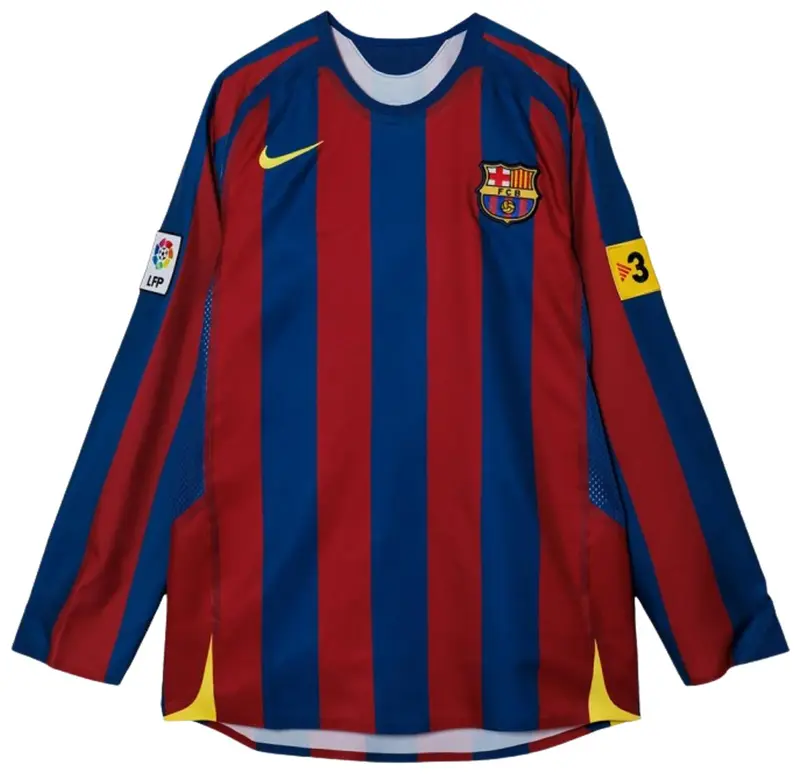 Nike FC Barcelona Ronaldinho 2005/06 Reissue Long-Sleeve Jersey