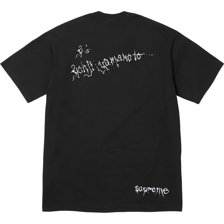 Supreme x Y's Thinker Tee 'Black'