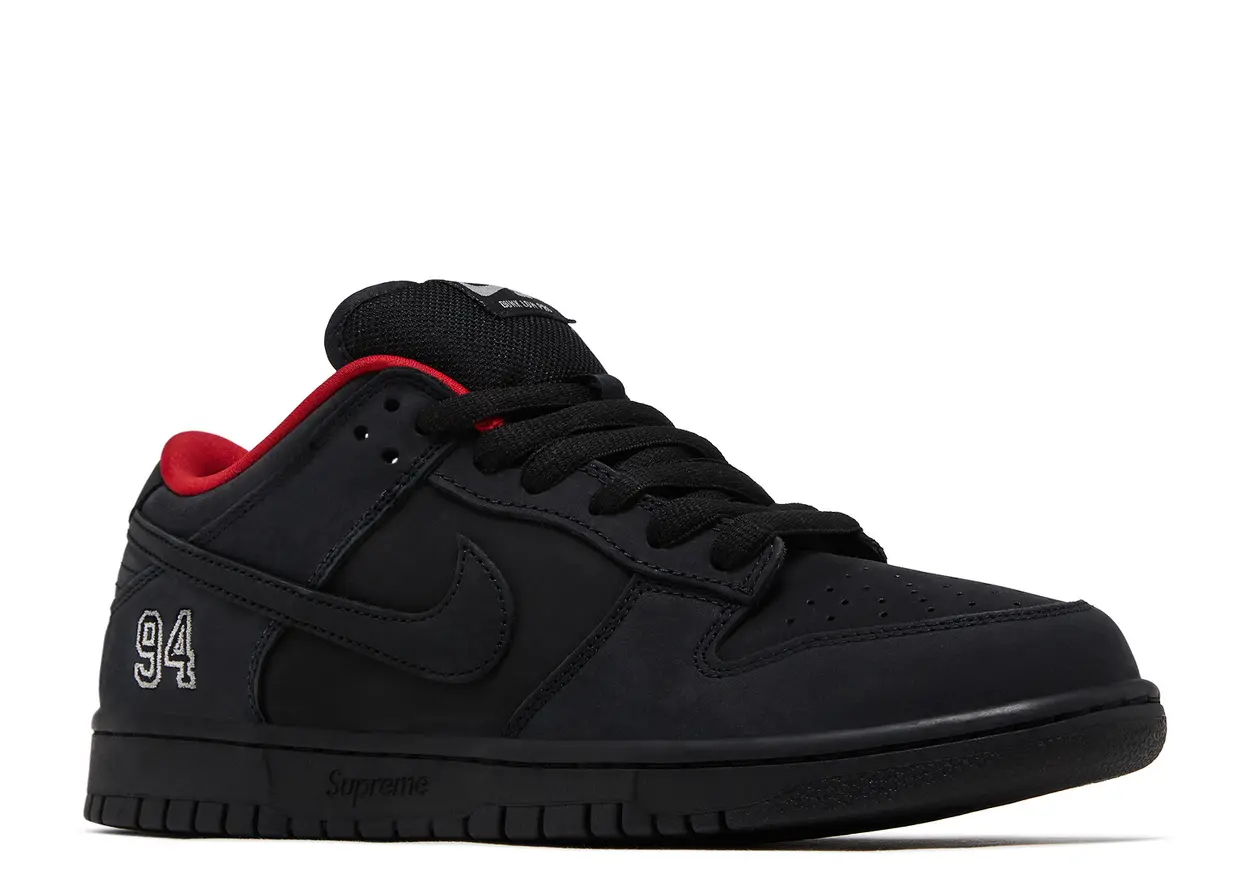 Supreme X Dunk Low SB Black