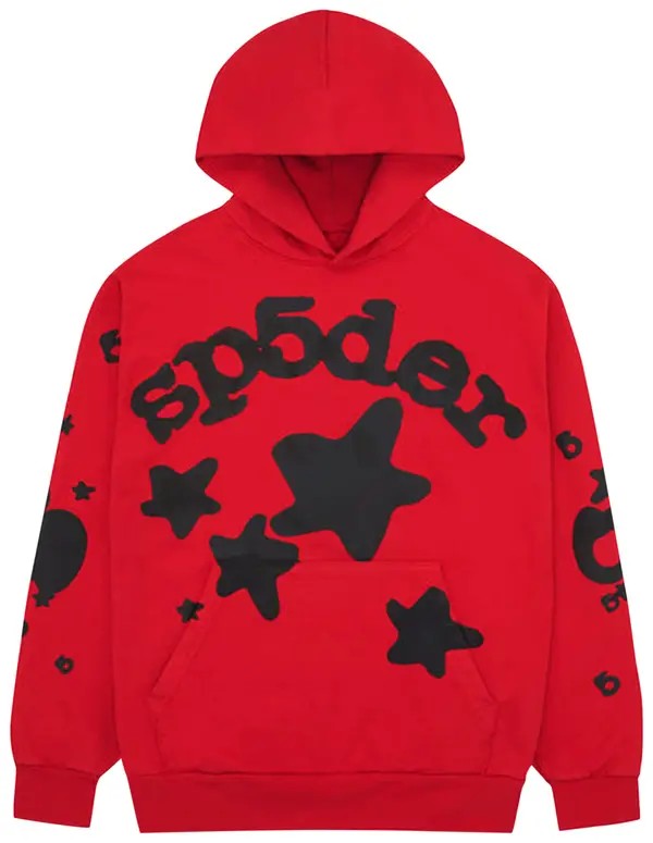 Sp5der Red Beluga Hoodie