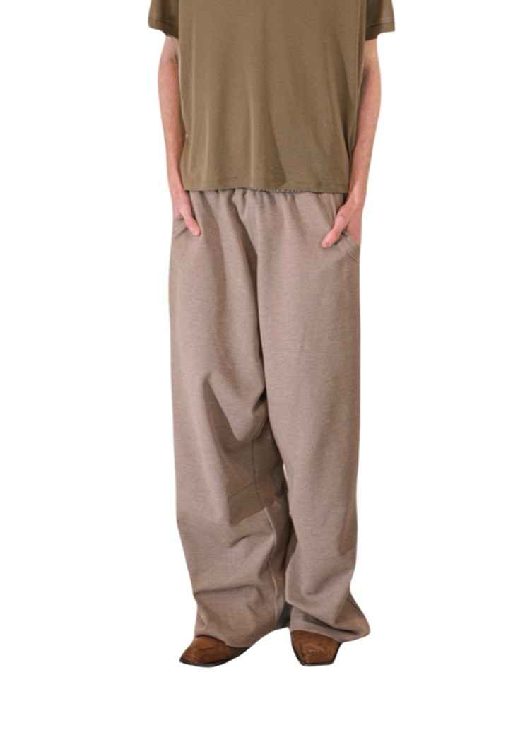 Track Pants Thin Beige Fume Mixed