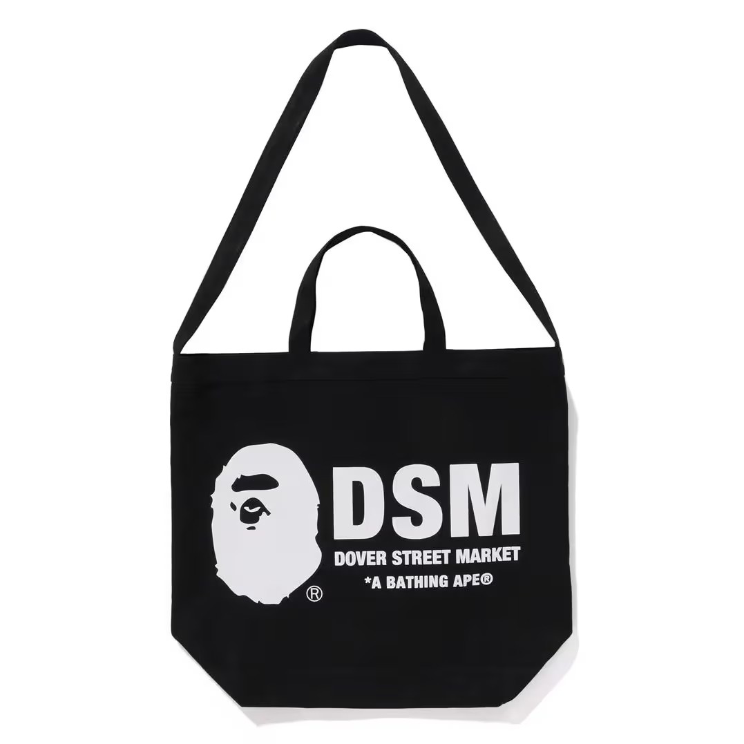 Bape x Dover Street Market Tokyo Black Tote Bag