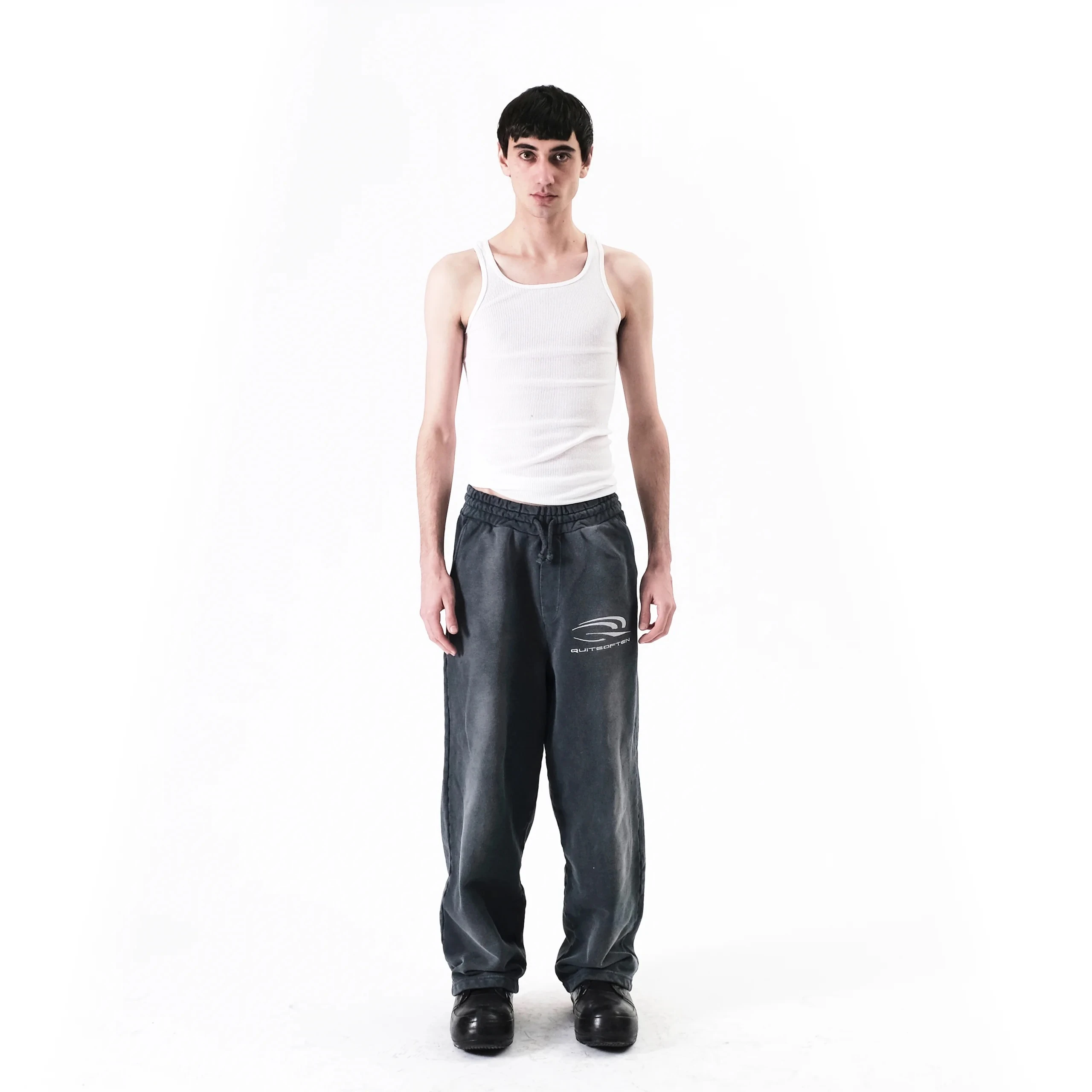 Grey Faded Sweatpants