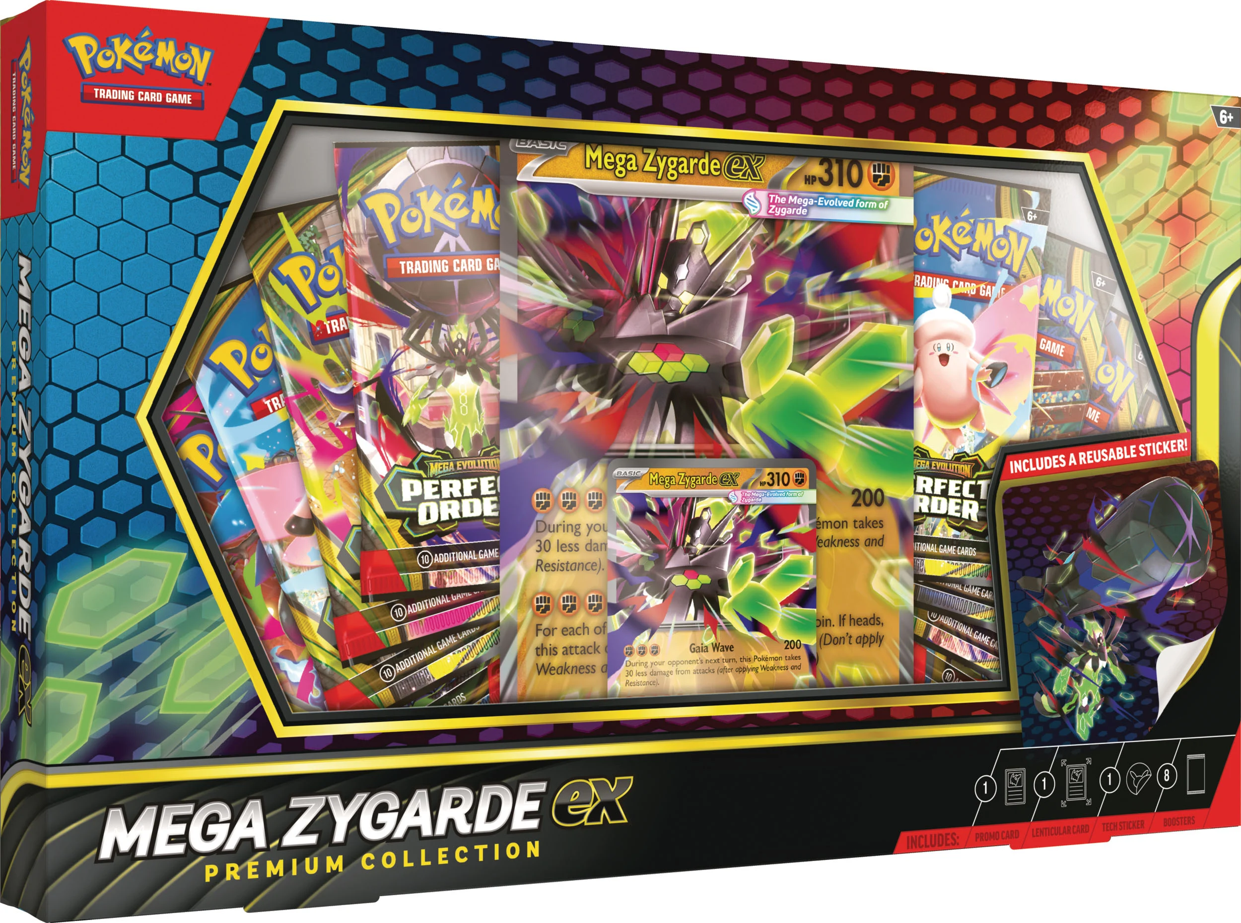 Pokemon Mega Zygarde Ex Premium Collection Mega Evolution: Perfect
