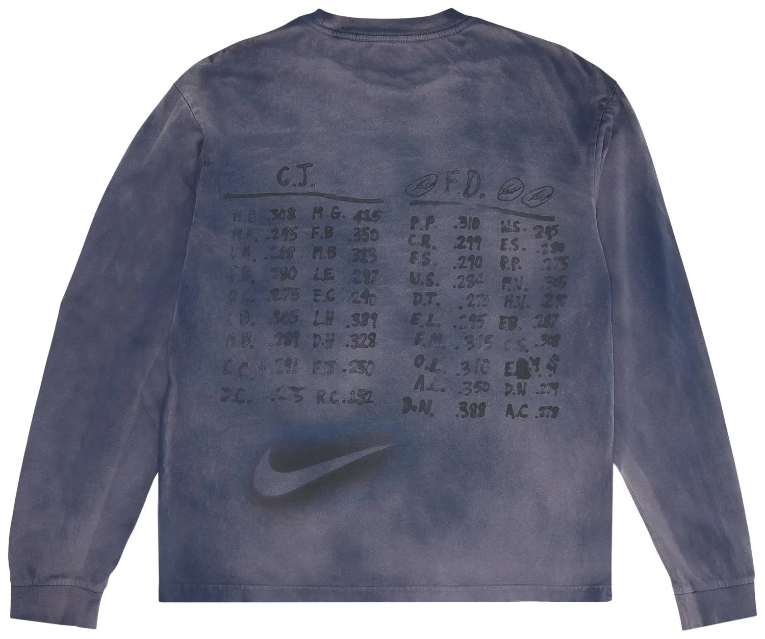 【限定品】Travis Scott × fragment × NIKE ロンT Cactus Jack by Travis Scott x Fragment x Nike Houston To ISE MIE