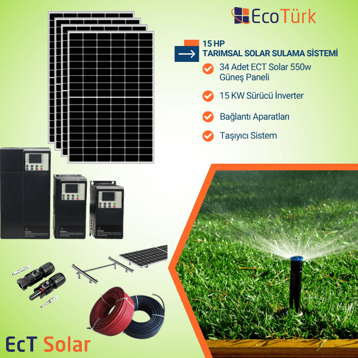 15 HP TARIMSAL SULAMA PAKETİ