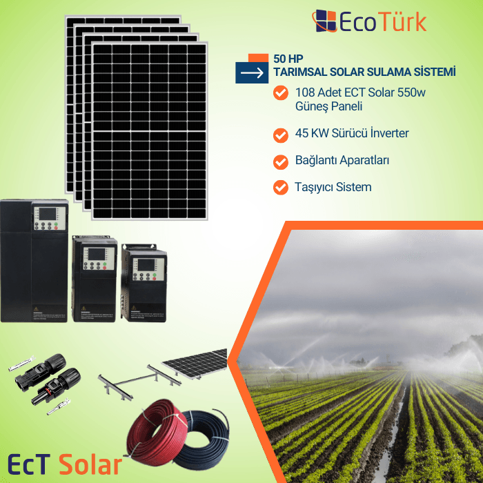 50 HP TARIMSAL SULAMA PAKETİ