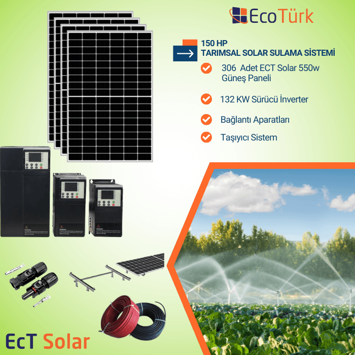 150 HP TARIMSAL SULAMA PAKETİ