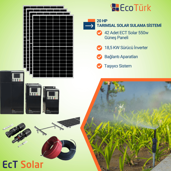 20 HP TARIMSAL SULAMA PAKETİ